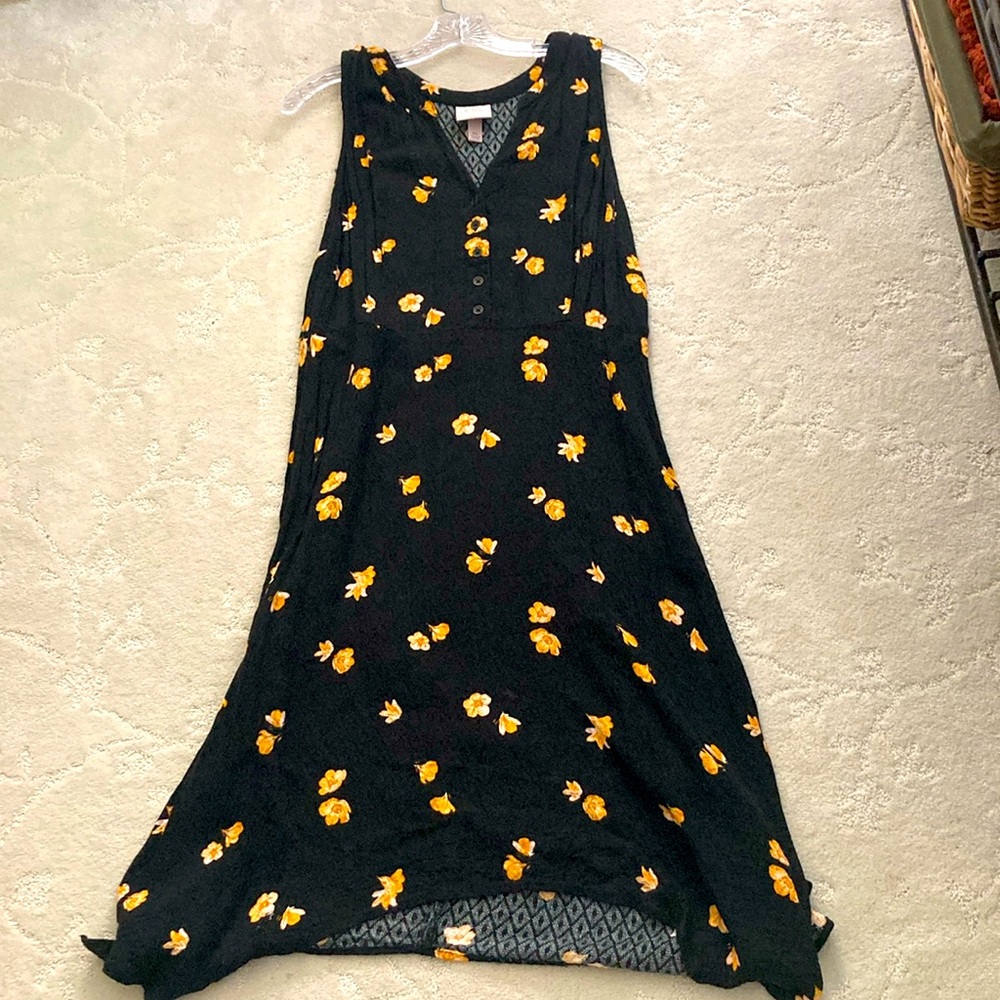 Black Flowery Dress
